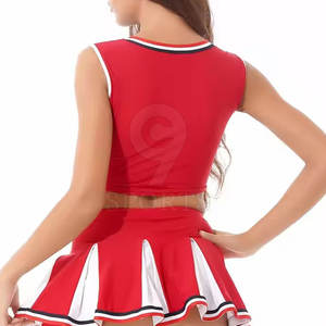 Uniforme de Cheer sans manches avec des couleurs d'équipe pour la pratique d'événements sportifs et l'uniforme de Cheerleading de performances - Product Image 5