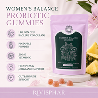 Gummies Probiotiques Équilibre Féminin OEM Bacillus Coagulans Saveur Ananas Soutien Immunitaire Intestinal