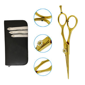 Ciseaux de coiffure professionnels en acier inoxydable avec logo personnalisé pour salon de beauté - Product Image 5