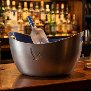 <b>Beer</b> Ice Bucket 4 <b>Bottles</b> Matte for Hotel and Lounge, Factory Direct, OEM Custom - Product Image 5