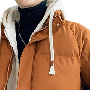 New Design Solid Color Hooded <b>Coat</b> Winter Bubble Plus Size Custom Men Shiny Puffer Outdoor jacket - Product Image 2