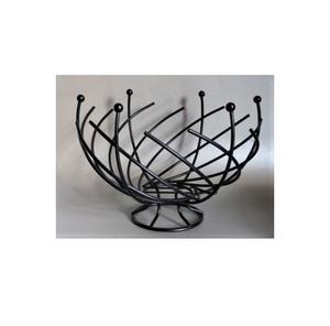 Nouvelle corbeille de fruits de couleur noire au design moderne et élégant corbeille à fruits en métal de qualité supérieure pour accessoires de cuisine au prix le plus bas - Product Image 1