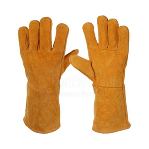 Servicio OEM/ODM, Diseño Personalizado, Guantes de Soldadura Resistentes al Calor para Protección de Manos, Guantes de Trabajo Profesionales de Cuero Personalizados - Product Image 1