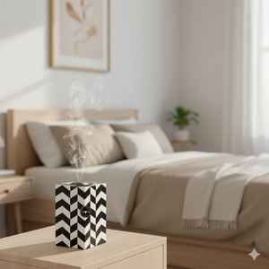 Quemador Bakhoor de madera de resina moderno hecho a mano estilo árabe incienso religioso para Ramadán fragancia y decoración del hogar - Product Image 3