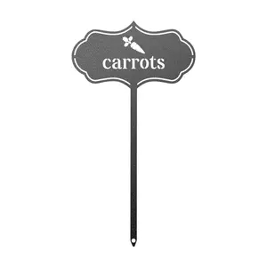 Carrots Named Hot Selling Name Plate for Garden Usage in Durable Quality With Elegant Finished Name Plate in Wholesale Price - Product Image 1