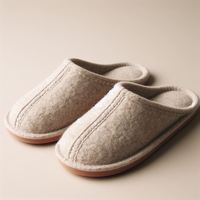 Meilleure chaussure d'hiver en feutre de laine pour régions froides - Chaude, douce, antidérapante, confortable, respirante, légère, automne