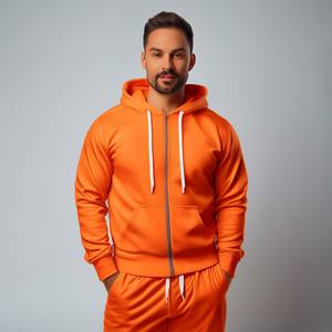 Alta calidad de moda para hombre gimnasio media cremallera pulóver logotipo personalizado carreras de coches chándal al por mayor Casual Ayat para deportes de invierno - Product Image 4