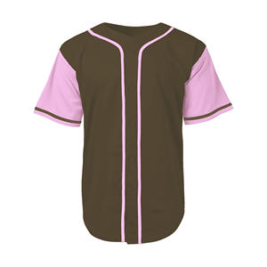 Maillot de baseball à manches courtes hommes femmes chemises boutonnées classiques Sports d'équipe actifs maillot de baseball hommes Baseball - Product Image 4