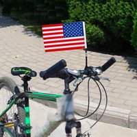 Drapeaux de vélo personnalisés, sécurité, haute qualité, petits drapeaux, bannières avec guidon de diamètre
