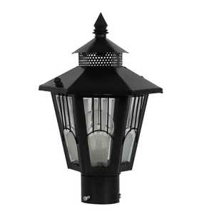 โคมไฟเสาภายนอกสีดำแบบหนาพิเศษ |   โคมไฟเสาประตูภายนอก |   ไฟประตูทางเข้าสีดำแบบหนัก - Product Image 6