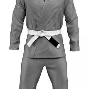 Traje de Karate de Artes Marciales Personalizado de Alta Calidad para Adultos, el Más Vendido, Servicio OEM, Color Sólido, Uniforme de Judo y Karate Sencillo y Liso - Product Image 3