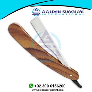 Navaja de Afeitar Clásica de Hoja Recta Personalizada para un Afeitado Profundo, Calidad de Salón, Corte de Barba Masculino Profesional - Product Image 2