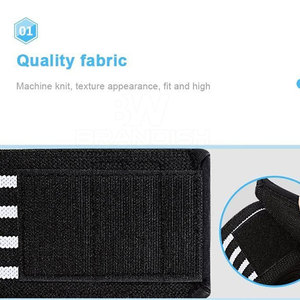 Material duradero hecho en Pakistán, envoltura de rodilla, venta al por mayor, precio bajo, entrenamiento de compresión, levantamiento de pesas, envoltura de rodilla - Product Image 4
