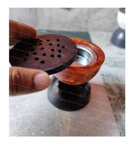 Belle Incrustation d'Os Bakhoor Brûleur Mère Perle Incrustation Plateau pour Encens Religieux Lavande Ambergris Bois de Santal Bergamote Benjoin - Product Image 3