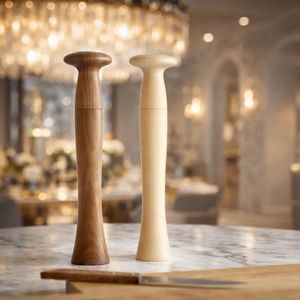 Juego de Morteros para Cócteles de Madera de Lujo, Diseño Elegante, Agarre Cómodo, Gran Poder de Trituración para Hierbas, Cítricos y Experiencia de Bar - Product Image 1