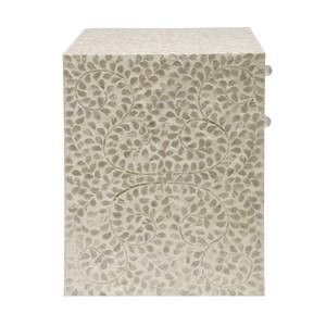 Table de chevet de luxe avec incrustation de nacre, armoire décorative, table de nuit, meubles pour chambre à coucher et salon, fabriqué au Vietnam - Product Image 3