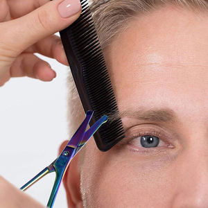 Tijeras Faciales Profesionales de Acero Inoxidable para Cejas, para Uso en Salones de Belleza - Mini Tijeras de Seguridad para Mujer - Product Image 4