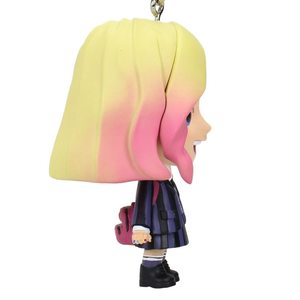 Wednesday 3D <b>Cute</b> Cartoon <b>Keyring</b> Custom Enid Nevermore Uniform PVC Keychain UV Printed Light Keychain for Key Use - Product Image 5
