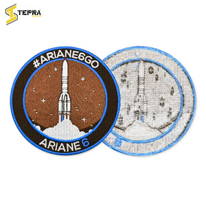 TEPRA SPORTS Parches Bordados Hechos a Mano de Alta Calidad, Termoadhesivos, Personalizables, Diseño de Flor en Forma de Corazón, Precio Competitivo, para Sombreros de Fieltro - Product Image 3