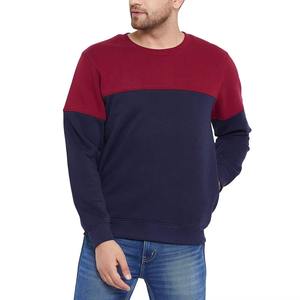 Sudadera de Forro Polar de Invierno con Cuello Redondo Extra Grande Personalizada al por Mayor para Hombre, Algodón Orgánico Grueso, Diseño Sólido, OEM - Product Image 6