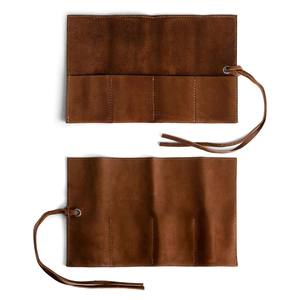 Premium Quality Customized Handmade Full Grain Leather <b>Watch</b> Roll Organizer with Suede Finish Holds <b>Watches</b> - Product Image 3