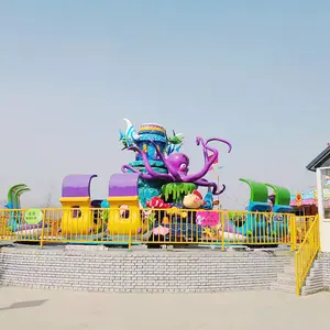 Amusement Park Octopus Rides Kids Playground Outdoor Rotating Ride Big Octopus Rides Attraction For Kids And Adults