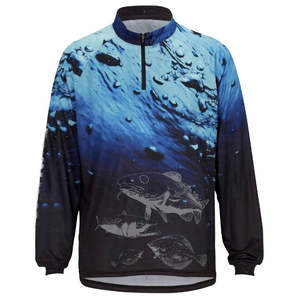 Sublimación personalizada Camisas de pesca Protección solar Ropa de pesca Rendimiento Jersey de pesca para hombres - Product Image 6