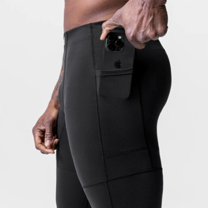 Dernier arrivage Legging de yoga à séchage rapide pour hommes, style personnalisé, avec sublimation et excellence de qualité, taille élastique - Product Image 2