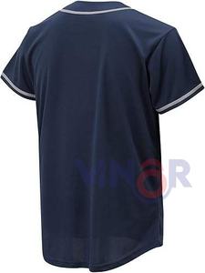 Camiseta de Béisbol Personalizada Sublimada Transpirable 2026 con Nombre del Equipo, Logotipo, Número, Impresión Deportiva, 100% Poliéster, Camiseta de Béisbol para Hombre - Product Image 4