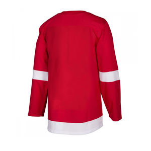 Maillot de hockey sur glace en polyester 100% de haute qualité OEM maillot de hockey sur glace personnalisé avec impression par sublimation et logo brodé - Product Image 2