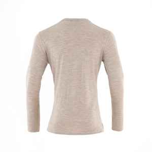 Personalizado Hombres 100% Merino Lana Transpirable Cómodo Moda Casual Camiseta de manga larga - Product Image 5