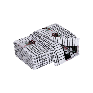 Lavado duradero Diseño de golf Bordado Púrpura 100% Algodón India Hecho MOQ 100 Paquete sostenible Alibaba Freight Partner Toallas para platos - Product Image 4