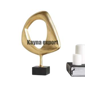 Escultura de metal de aluminio Precio al por mayor uso de decoración de oficina y hogar - Product Image 4