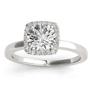 ชุดเครื่องประดับทองคำขาว 18K ประดับเพชรทรงโซลิแทร์แบบวงแหวน พร้อมเพชร 0.20 กะรัต - Product Image 4