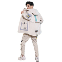 Hip Hop – ensemble de sport 2 pièces pour homme, Streetwear, Fitness, survêtement, Style coréen, 2021
