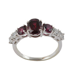 Joyería fina personalizada anillo de piedras preciosas múltiples de ópalo de Plata de Ley 925 para joyería de fiesta de boda - Product Image 3