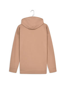 Sweat-shirt à capuche décontracté pour tous les jours, en polaire doux, coupe ample, pull minimaliste, essentiel, moderne, veste à capuche pour le printemps - Product Image 3