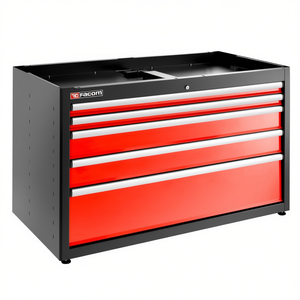 Gabinete de Herramientas Facom Rojo de Doble Base con 5 Cajones - Product Image 2
