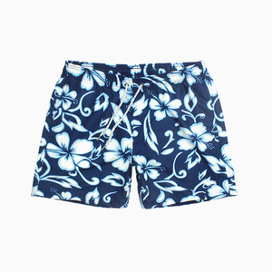 Shorts de bain décontractés pour hommes en coton et élasthanne, maille respirante, séchage rapide, nouveauté, vente en gros, personnalisables, imprimés par transfert thermique, couleur unie - Product Image 5