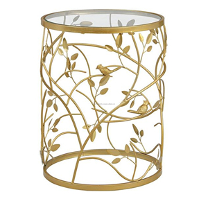 Design de luxe petite Table d'appoint carrée avec dessus en verre canapé armoire latérale pour meubles de maison pour balcon salon chambre chevet - Product Image 6