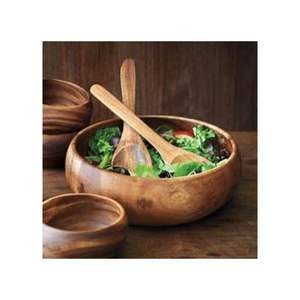 ชุดชามไม้อะคาเซียแบบกำหนดเองหรูหราเป็นมิตรกับสิ่งแวดล้อมอเนกประสงค์บริการอาหาร - Product Image 2