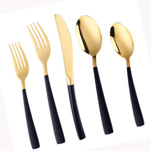 Juego de cubiertos de acero inoxidable Vintage de alta calidad al por mayor de lujo, cubiertos modernos, detalles plateados a granel para fiesta de boda de Hotel - Product Image 4