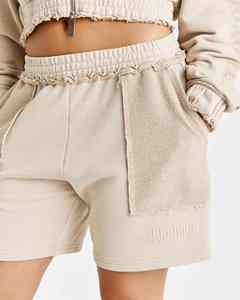 กางเกงขาสั้นสำหรับผู้หญิงผ้าคอตตอน100% แห้งเร็วผ้านุ่มระบายอากาศได้ดีผ้านุ่มใส่สบายแฟชั่นฤดูร้อน - Product Image 5