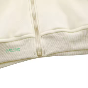 New High Quality Unisex Zipper Hoodie Custom Brand Logo Neck Size Label Causal Style Embroidery <b>Work</b> <b>Fleece</b>/French Terry 100% - Product Image 4