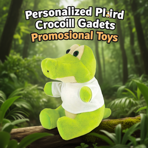 Giocattoli Promozionali Personalizzati in Peluche a Forma di Coccodrillo Tiard - Product Image 3