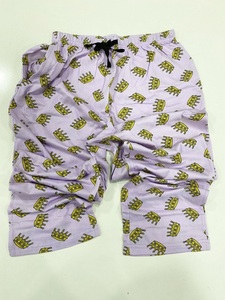 Conjunto de pijamas de algodón 100%, ropa de dormir con estampado en toda la parte inferior, se puede personalizar con estilo de manga, tela estampada - Product Image 6