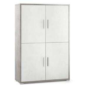 Sarmog DOUBLE Db834k Mobile KIT avec armoires de classement 110 cm à base d'oxyde blanc et de ciment - Product Image 1