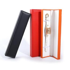 Luxury Custom Logo <b>Black</b> Leather Long Chain Smart Watch Gift <b>Box</b> for Watches - Product Image 1