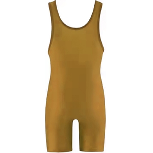 Venta al por Mayor de Singletes de Lucha Personalizados para Adultos de Talla Grande, Material de Poliéster + Spandex, Diseño Transpirable, Cierre a Presión, 100% Alta Calidad - Product Image 6