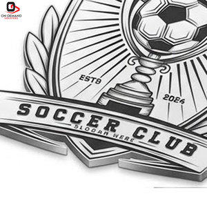 Création de badges et emblèmes personnalisés pour équipes de football, pour maillots, vêtements de sport, uniformes et accessoires vestimentaires - Product Image 6